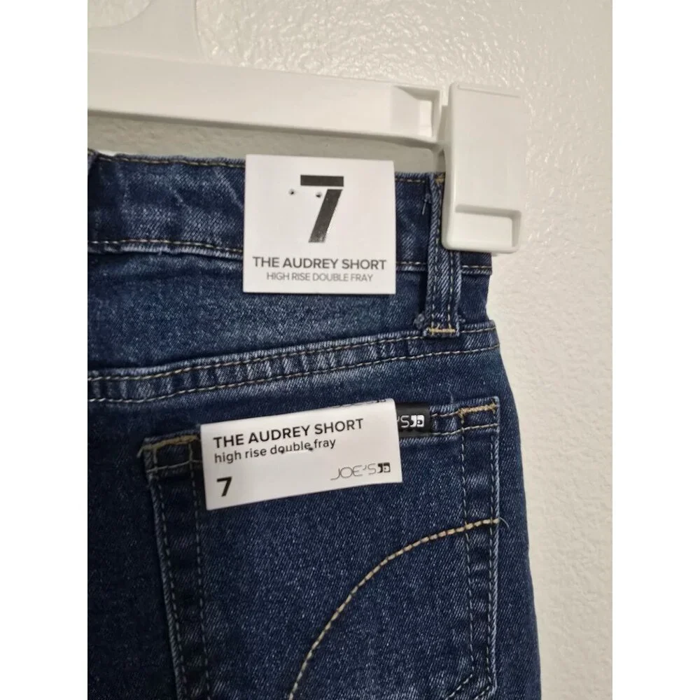 Joe's Girl's Jeans‎ Audrey Double Frey High Rise Jean Shorts Size 7